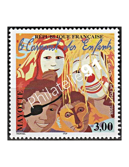 Mayotte n° 55 - collection timbres Dom-Tom