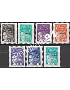 Mayotte n° 62 à 68 - collection timbres Dom-Tom