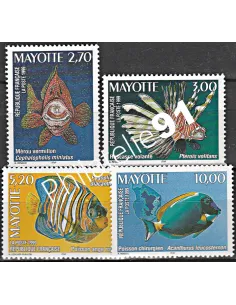 Mayotte n° 71 à 74 - collection timbres Dom-Tom