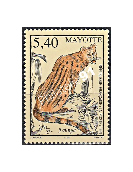 Mayotte n° 76 - collection timbres Dom-Tom