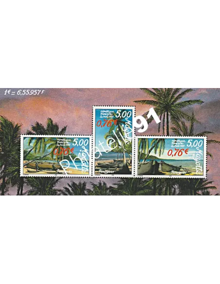 Mayotte n° 76B à 76D - BF n° 2 - collection timbres Dom-Tom