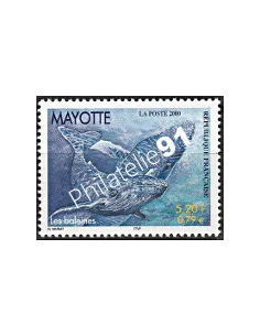 Mayotte n° 82, Les baleines, collection timbres Dom-Tom