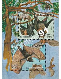 Mayotte n° 104 à 105 - BF n° 5 - collection timbres Dom-Tom