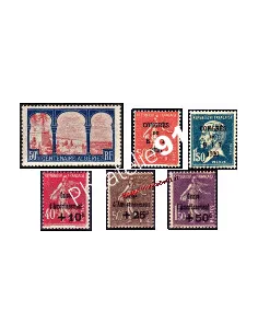 Année complète de timbres de France 1930 - Timbres neufs