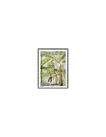 Mayotte n° 141, Bananier, collection timbres Dom-Tom