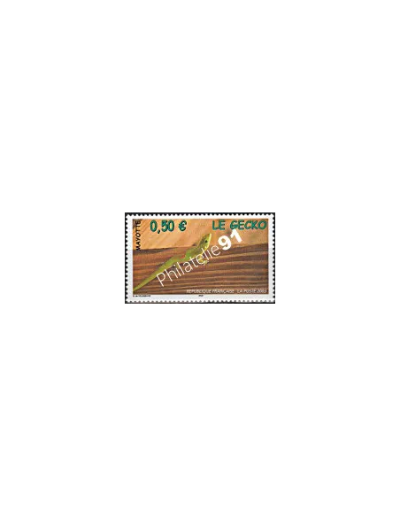 Mayotte n° 144, reptile, collection timbres Dom-Tom