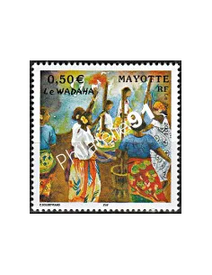 Mayotte n° 149, Danse typique, collection timbres Dom-Tom