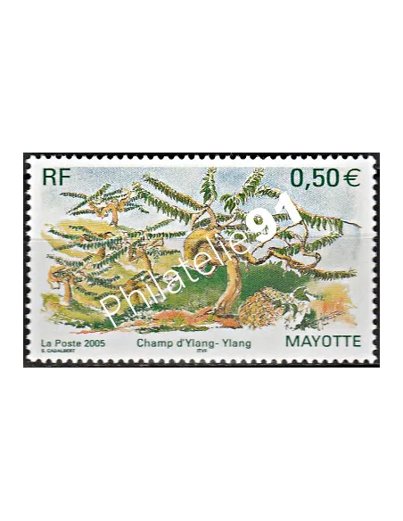 Mayotte n° 170, Ylang-ylang, collection timbres Dom-Tom