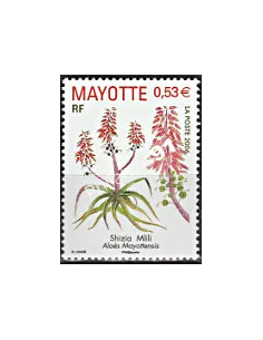 Mayotte n° 190, Aloès, collection timbres Dom-Tom