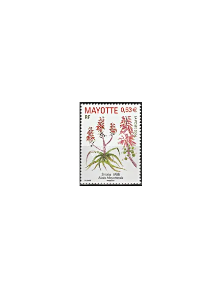 Mayotte n° 190, Aloès, collection timbres Dom-Tom