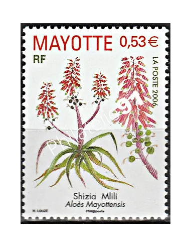 Mayotte n° 190, Aloès, collection timbres Dom-Tom