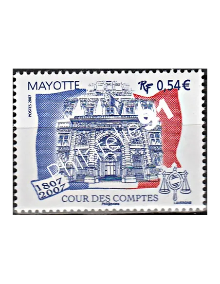 Mayotte n° 196, Cour des Comptes, collection timbres Dom-Tom