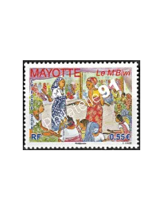 Mayotte n° 217 - collection timbres Dom-Tom