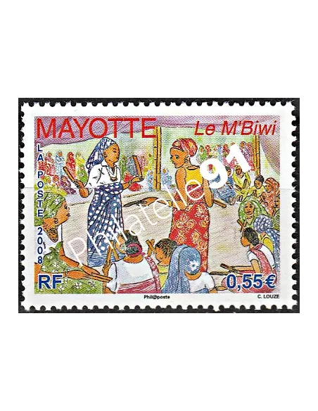 Mayotte n° 217 - collection timbres Dom-Tom