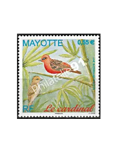 Mayotte n° 221, oiseaux, collection timbres Dom-Tom