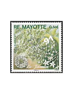 Mayotte n° 230, Le jasmin, collection timbres Dom-Tom