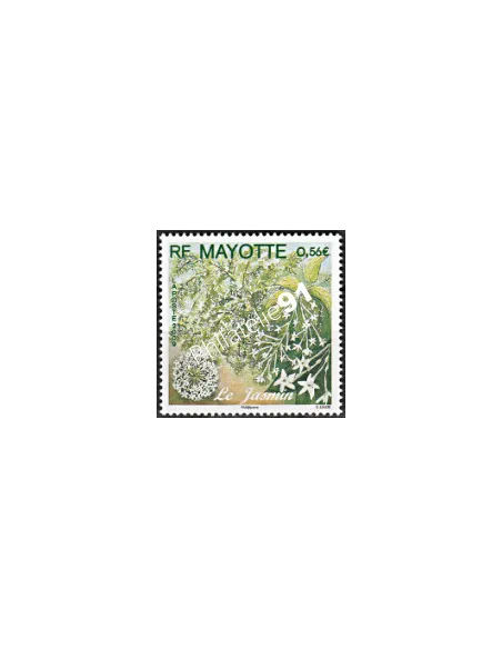 Mayotte n° 230, Le jasmin, collection timbres Dom-Tom