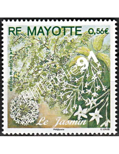 Mayotte n° 230, Le jasmin, collection timbres Dom-Tom