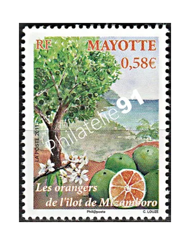Mayotte n° 252 - collection timbres Dom-Tom