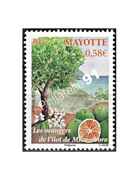 Mayotte n° 252 - collection timbres Dom-Tom