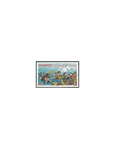 Mayotte n° 255 - collection timbres Dom-Tom