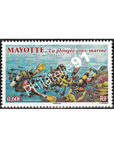 Mayotte n° 255 - collection timbres Dom-Tom