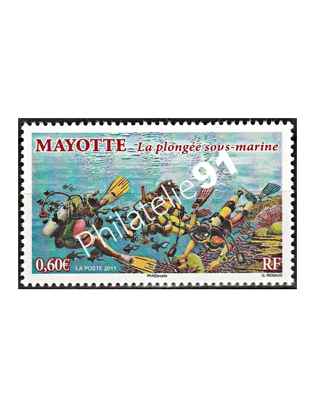 Mayotte n° 255 - collection timbres Dom-Tom