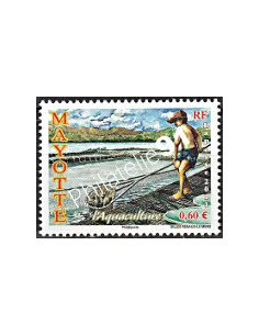 Mayotte n° 261, pêcheur, collection timbres Dom-Tom