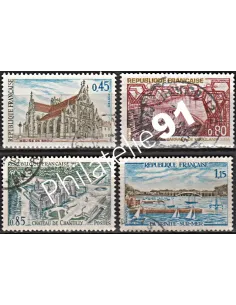 Timbre n° 1582 à 1585  oblitéré - collection timbres France