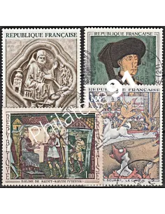Timbre n° 1586 à 1588A  oblitéré - collection timbres France