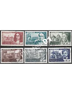 Timbre n° 1623 à 1628  oblitéré - collection timbres France