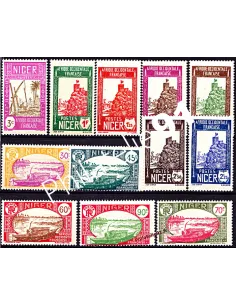 Timbre du Niger  n° 74 à 85 - Collection timbres Colonies