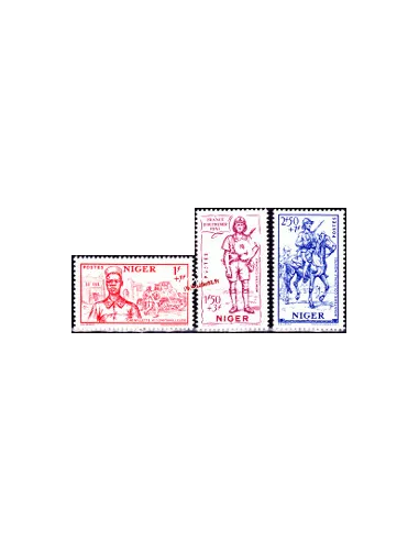 Timbre du Niger n° 86 à 88 - Collection timbres colonies