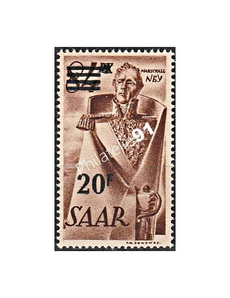 Sarre - Timbres n° 227A - Collection timbres colonies
