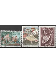 Timbre n° 1652 à 1654  oblitéré - collection timbres France
