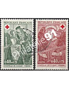 Timbre n° 1661 à 1662  oblitéré - collection timbres France