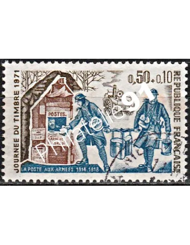 Timbre n° 1671 oblitéré - collection timbres France