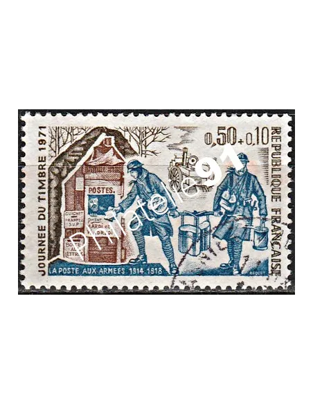 Timbre n° 1671 oblitéré - collection timbres France