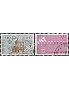 Timbre n° 1676 à 1677  oblitéré - collection timbres France