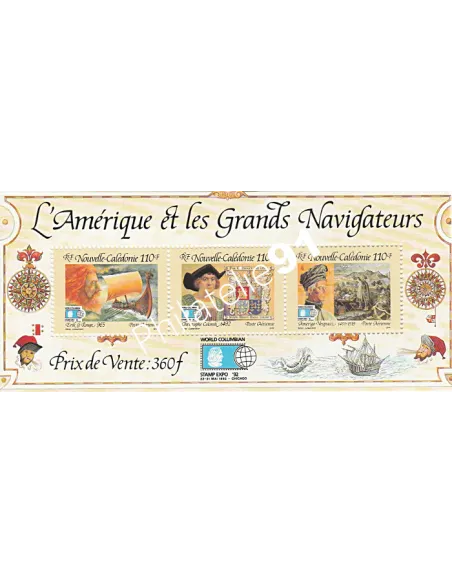 NOUVELLE CALEDONIE - BF n° 14  - Collection timbre Dom-Tom