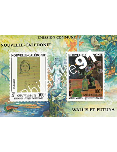 NOUVELLE CALEDONIE - BF n° 28, Paul Gauguin, Collection timbre Dom-Tom