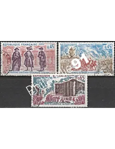 Timbre n° 1678 à 1680  oblitéré - collection timbres France