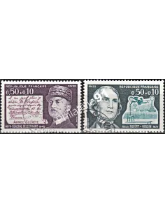 Timbre n° 1689 à 1690  oblitéré - collection timbres France
