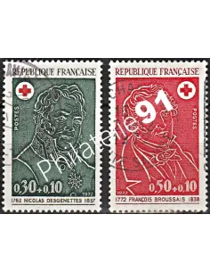 Timbre n° 1735 à 1736  oblitéré - collection timbres France