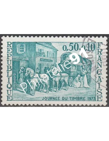Timbre n° 1749 oblitéré - collection timbres France