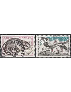 Timbre n° 1754 à 1755  oblitéré - collection timbres France