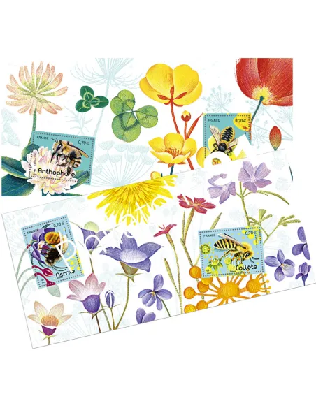 Bloc souvenir 125 Abeilles solitaires,collection timbres France