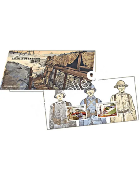 Bloc souvenir 128 Bataille de la Somme,collection timbres France