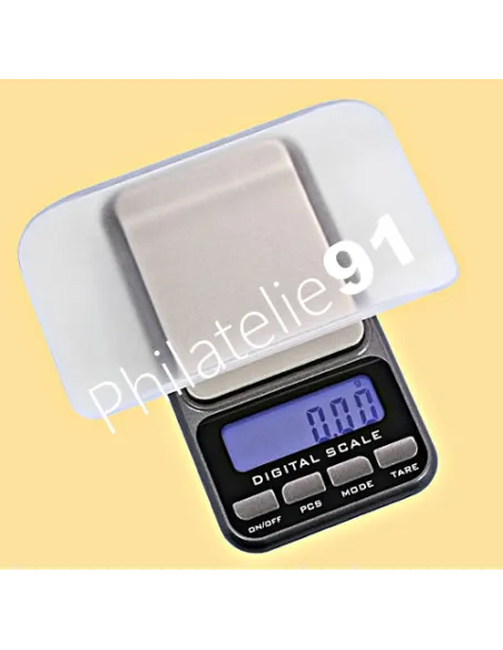 Lindner - balance electronique, accessoire philatélique