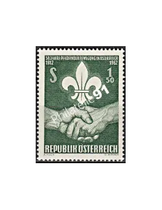 Timbres d’Autriche n° 960, scoutisme, Collection timbres europe
